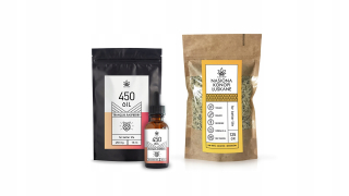 CBD - Sada CBD Raspberry + konope semená 125g