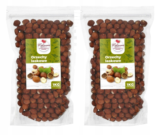 Orechy - Sada lieskových orechov, ktoré boli ostrelené 2x1kg prirodzené
