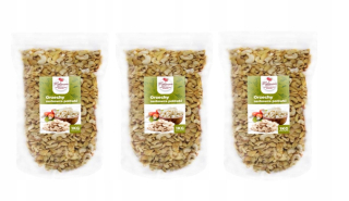 Orechy - Kešová matica nastaviť 3 x 1kg Natural Heords