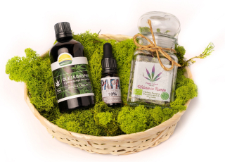 CBD - Set Gift Tea Hemp Olesjek CBD + CBG 10%
