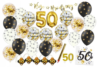 Narodeniny Set 18 30 40 50 60 Balloons