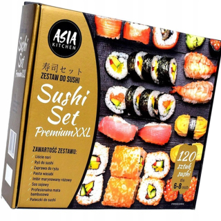 Japonska kuchyňa - Sushi Premium XXL Ázia Kuchyňa 120 Rolls
