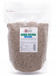 Zelená káva - Zelená Káva 1kg Mleté prírodné diéty Brazília