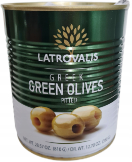 Zelené grécke olivy bez piecz lętrovalis