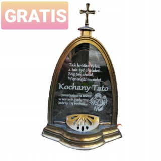 Lampa kaplnka Sviečka sklenená škrupina