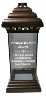 Sviečky Lucerny venované gravírovaniu výročia smrti