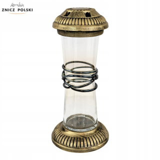 Glass Lancers of Pohlavie Lantern Gold Branch 42 cm