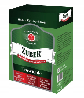 Zuber Minerálna liečivá voda 5L vody s kohútikom