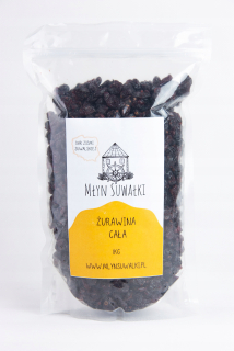 Sušené ovocie - CRANBERY CELLY Sušená prírodná vysoká kvalita 1kg