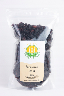 Sušené ovocie - CELÁ SUŠENÁ Brusnica mega prírodná kvalita 1kg