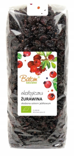 Sušené ovocie - Organické brusnice bez cukru 1 kg bio