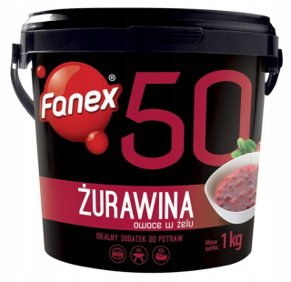 Brusnice ovocie v géli 1 kg fanhex