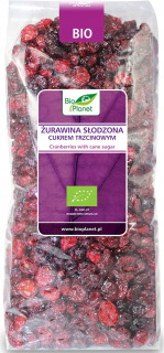 Brusnice sladené s biologickým cukrom 1 kg
