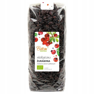 Sušené ovocie - Brusnice sladené s 1KG Bio Apple Juiou