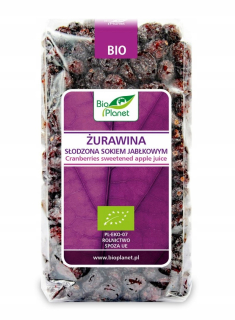 Brusnice sladené s jablkovým džúsom BIO 400 G - BIO