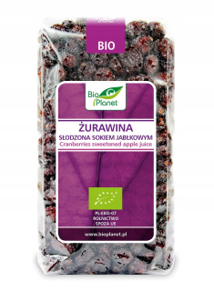Brusnice sladené s jablkovým džúsom BIO 400 g