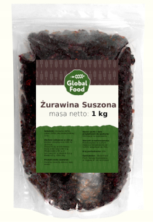Sušené ovocie - Sušené brusnice 1kg 1000g bez konzervačných látok