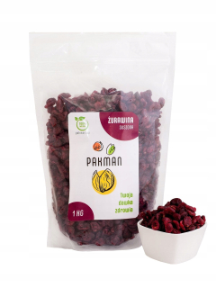 Sušené ovocie - SUŠENÉ Brusnice 1 kg nesladené