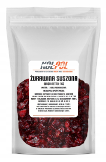 Sušené ovocie - Cranberry Sušené 1kg Natural Cut vysoká kvalita