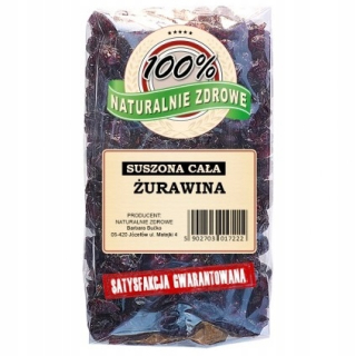 Sušené ovocie - Brusnicové sušené celé ovocie 1 kg