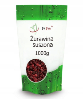Sušené ovocie - CRANBERBY Sušené 1000 g bez konzervačných látok