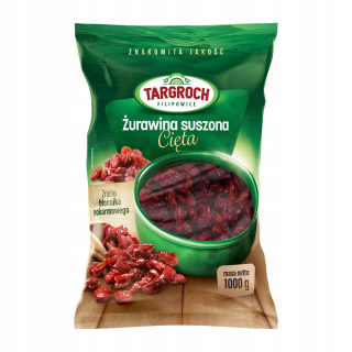 Sušené ovocie - Cranberry Sušené Cut 1kg Targroch