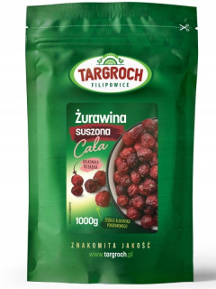 Sušené ovocie - Branberry sušené čerstvé celé 1kg targroch