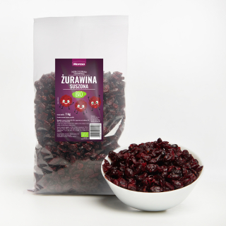 Sušené ovocie - Cranberry sušené 1 kg bio rezané veľké pak moreso