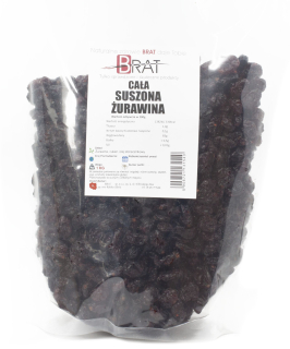 Sušené ovocie - Cranberry z USA 1kg celé plody sušené čerstvé