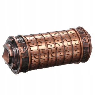 Kovový zips code hračka Cryptex darček