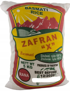 Zafran Basmati ryža 5 kg