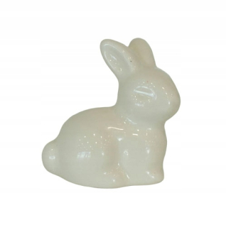 Veľkonočná dekorácia - Bunny Hare Rabbit White Mini Easter Headdress