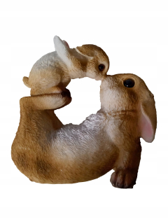 Veľkonočná dekorácia - Bunny Bunnies Veľkonočná dekorácia 17 cm