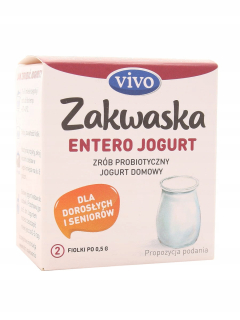 Jogurt Zakwaska Entero živá kultúra baktérií Vivo