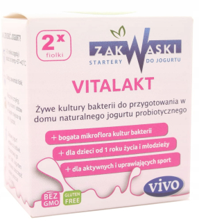 Zakwaska Vitalakt živé kultúry baktérií Vivo 2x0,5