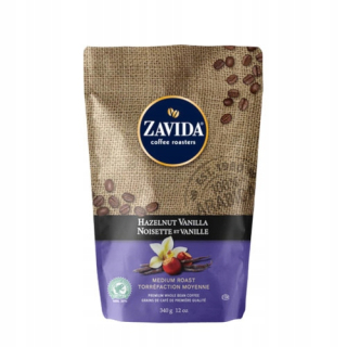 Zrnková káva - Zavida Hazelnuta vanilka 340 g - Káva Bean