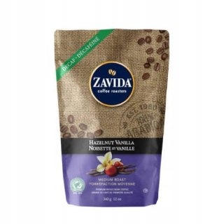 Zrnková káva - Zavida Hazelnuta vanilka Decaf 340 g Zadarmo