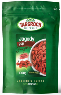 Sušené ovocie - Zdravé goji bobule sušené ovocie 1000g targroch