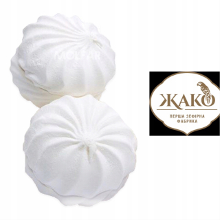 Zefir Żako biela, vanilka 3 kg kartón