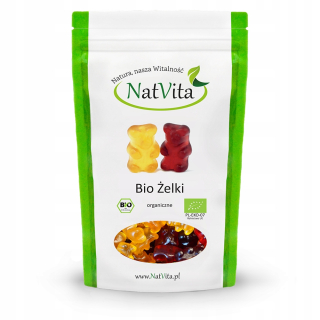 Bio Teddy Bears bez želatíny 300g Natvita