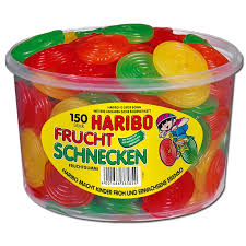 Haribo Frucht Cola Schnecken 1200g Nemčina