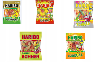Haribo Sour Mix Gummies 1 kg z Nemecka