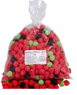 Želé fazule Raspberry Cymes 2 kg