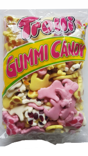 Gummies Trolls Cows Fudges 1kg vrece Z NEMECKA