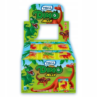 Vidal Dino Jelly Jelly Dinosaury 11 x 6 ks