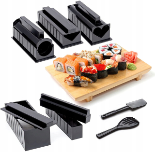 Japonska kuchyňa - Sada 10 foriem na sushi Kompletná sada foriem na sushi