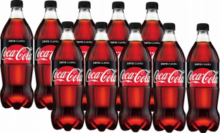 Sada 10 sýtených nápojov Coca-Cola Zero 0,85l