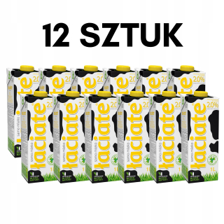 Sada 12 kusov Pinted Milk Uht 2% 1L