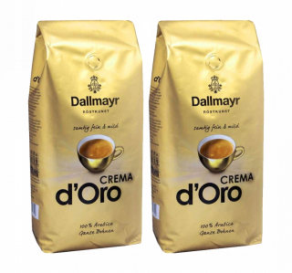 Zrnková káva -  Sada kávových zŕn Dallmayr Crema d'Oro 2 kg