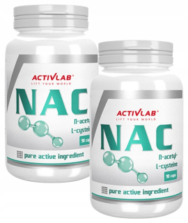 Sada 2x ActivLab NAC 500mg 90 Kaps pre pečeň